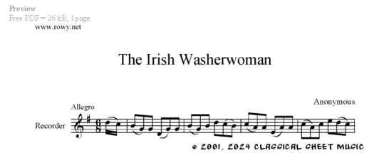 Thumb image for The Irish Washerwoman