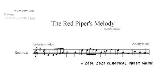 Thumb image for The Red Piper s Melody