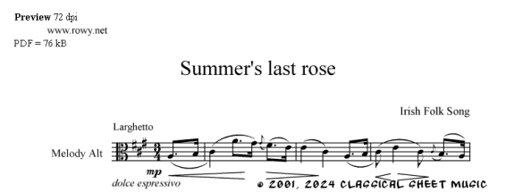 Thumb image for Summers last rose A
