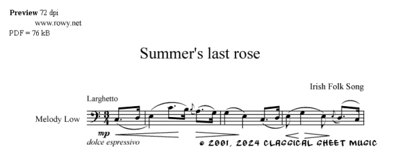 Thumb image for Summers last rose L