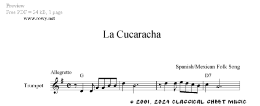Thumb image for La Cucaracha