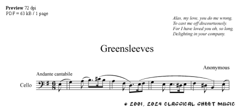 Thumb image for Greensleeves