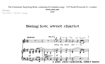 Thumb image for Swing low sweet chariot