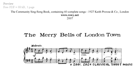 Thumb image for The Merry Bells of London Town