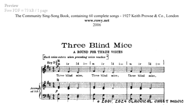 Thumb image for Three blind mice