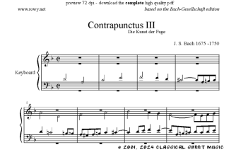 Thumb image for Contrapunctus III BWV 1080