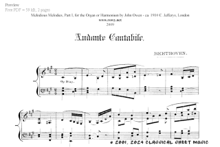 Thumb image for Andante Cantabile Sonate Pathetique