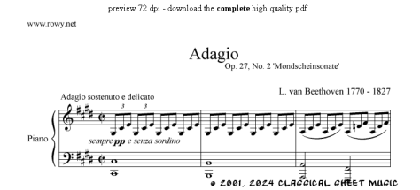 Thumb image for Adagio Mondscheinsonate