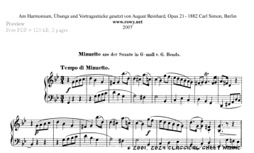 Thumb image for Minuet from Sonata in G Minor