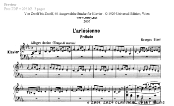 Thumb image for Suite l Arlesienne Prelude