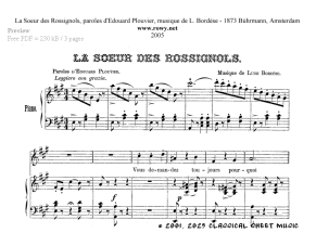 Thumb image for La Soeur des Rossignols