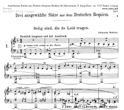 Thumb image for Ein Deutsches Requiem 3 Lieder