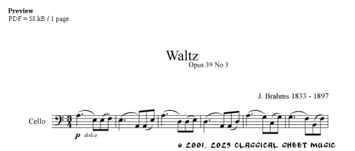 Thumb image for Waltz Op 39 No 3