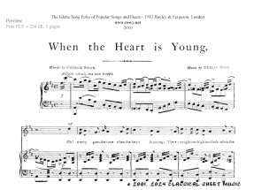 Thumb image for When the heart is young
