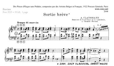 Free-sheet-music by Roothaan,Rosa,Rosas,Rossini,Rousseau,Rubinstein