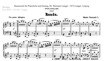 Free-sheet-music by Roothaan,Rosa,Rosas,Rossini,Rousseau,Rubinstein