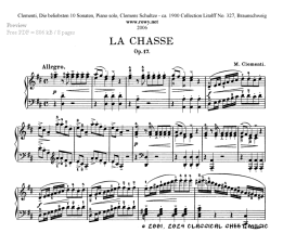 Thumb image for Sonata Opus 17 La Chasse