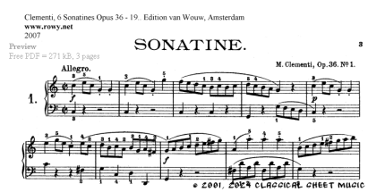 Thumb image for Sonatina Opus 36 No 1