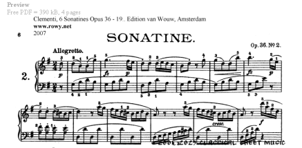 Thumb image for Sonatina Opus 36 No 2