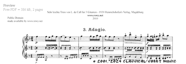Thumb image for Adagio fur 3 Gitarren in F