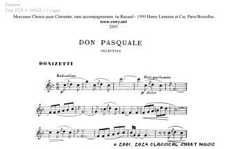 Thumb image for Selection Don Pasquale