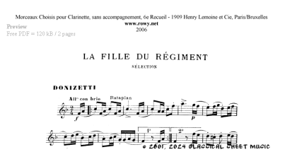 Thumb image for Selection La Fille du Regiment