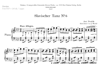 Thumb image for Slavischer Tanz No 6