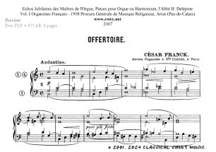 Thumb image for Offertoire in C Major