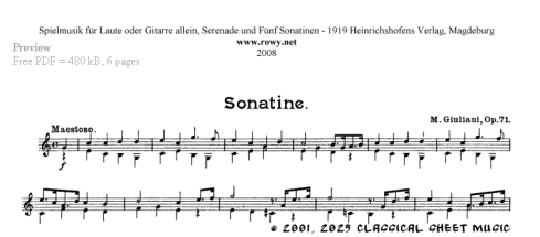 Thumb image for Sonatina Opus 71