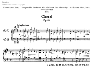 Thumb image for Choral Op 49