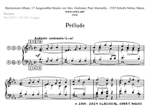 Thumb image for Prelude in E Flat Major