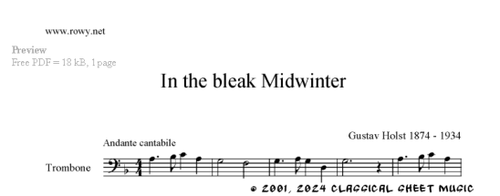 Thumb image for In the bleak Midwinter