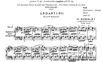 Thumb image for Andantino Sonatine 6