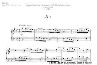 Thumb image for Air in B flat major