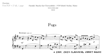 Thumb image for Fuga in G major