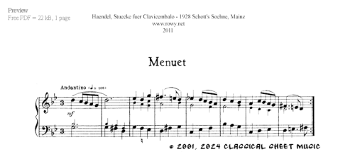 Thumb image for Minuet in G minor II