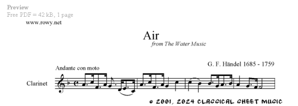 Thumb image for Air from The Water Music