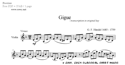 Thumb image for Gigue in D Minor