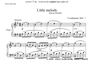 Thumb image for Little melody