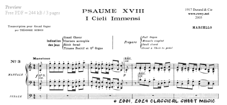 Thumb image for Psaume XVIII I Cieli Immensi