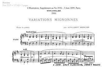 Thumb image for Variations Mignonnes