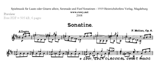 Thumb image for Sonatina Opus 6