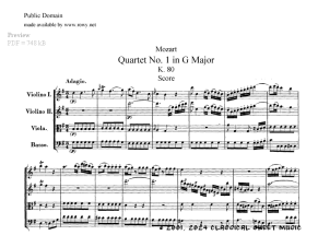 Thumb image for String Quartet No 1 K80