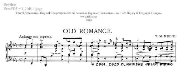 Thumb image for Old romance