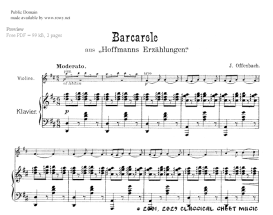 Thumb image for Hoffmanns Erzahlungen_Barcarolle vl pf