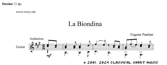 Thumb image for La Biondina