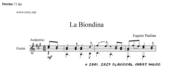 Thumb image for La Biondina