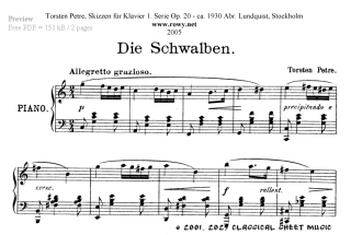 Free-sheet-music by Roothaan,Rosa,Rosas,Rossini,Rousseau,Rubinstein