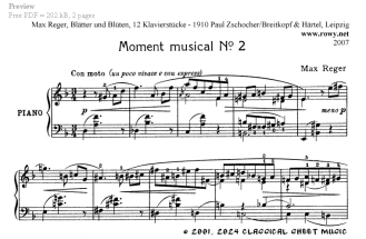 Thumb image for Blatter und Bluten No 8 Moment Musical No 2