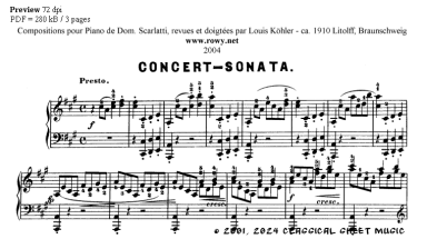 Thumb image for Concert sonata in A Major